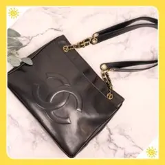 美品✨ シャネル ココマーク チェーンショルダーバッグ チェーントートA0093