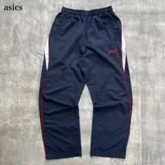 アシックス【M】ジャージ トラックパンツ 部屋着 ロゴ トレーニング スポーツ