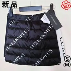 ゴルフスカート 中綿サイドロゴ S(M）秋冬 新品 LUXE AKM PLUS
