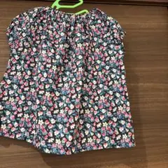 リバティ ハンドメイド　花柄ブラウス