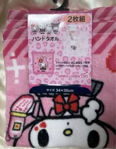 ハンドタオル　平成コギャル　マイメロ　サンリオ1枚