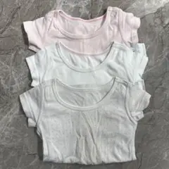 ベビー肌着 3枚セット 80サイズ　UNIQLO
