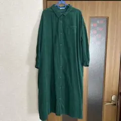 SsmansaMos2 コーディロイシャツワンピース