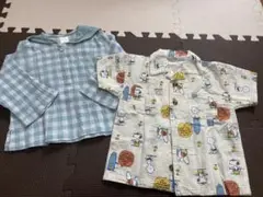 美品　スヌーピー プリント シャツ 90、サメシャツ95