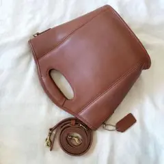 未使用?レア品 オールドコーチ ショルダーバッグ ブラウン OLD COACH
