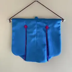 ハンドメイド ミニチュア着物　ブルー
