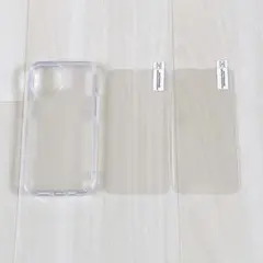 iPhone 14 Plus ケース マット / 液晶フィルム 2枚