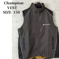 champion USA ナイロン ベスト 薄手 グレー 150
