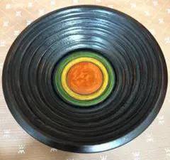 讃岐独楽塗　伝統工芸品33㎝➕茶たく5枚 讃岐独楽塗 伝統工芸品33㎝➕茶たく5枚