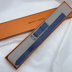 Apple Watch HERMES ブルーレザ アップルウォッチ HERMES