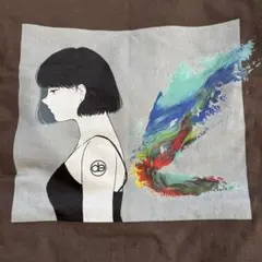 DEPROID 半袖Tシャツ　Ｌサイズ相当　プリント　ダークブラウン