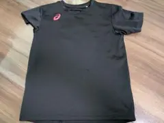 asics ブラック バレーボールTシャツ160cm