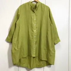 koibito misaki ゆったり スタンドカラーシャツチュニック 春夏