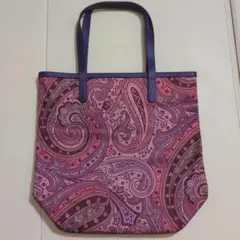 ETRO トートバッグ 紫系