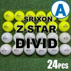 【A49】SRIXON Z-STAR DIVID 黄ロストボール 24球