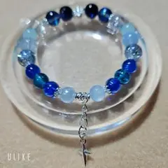 278 ハンドメイド ブレスレット レディース アクセサリー ガラスビーズ