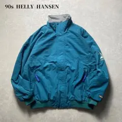 90s HELLY HANSENナイロンジャケットシェルドシンチラウォームアップ