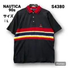 【即購入OK】NAUTICA 半袖ポロシャツ サイズL ブラック