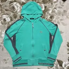 BURBERRY BLACK LABEL パーカー logo GREEN 3 L