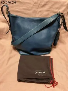 COACH コーチ レガシー ダッフル ショルダー バッグ タッセル付き