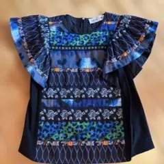 KENZO×H&M ブラウス　刺繍　コラボ　ダブルネーム