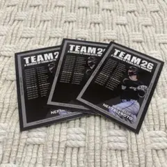 【3枚】非売品　千葉ロッテ　ソト