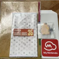 非売品 スーパーマリオ 3点セット てぬぐい＋キーホルダー＋クリアファイル