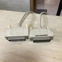 ジャンク　プリンターケーブル　シリアル25P　オスX2　NEC