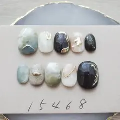 ネイルチップニュアンスあずき【現品】191