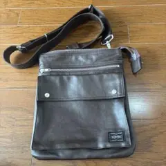 PORTER ブラウン ショルダーバッグ