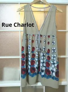 Rue Charlot　ル シャルロ　チュニックワンピース　ノースリーブ　花柄