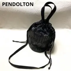 【PENDLETON】3way 巾着バック　ショルダー　斜め掛け　肩掛け