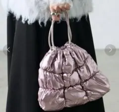 CIAOPANIC TYPY☆メタリックピンク　巾着バッグ