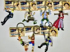 ワンピース フィギュアキーホルダー　7個セット 激突アーロンパーク編
