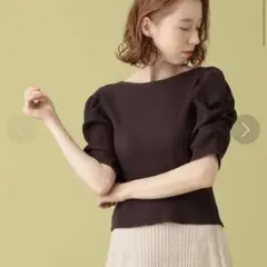 デイシー　Deicy バックリボンプルオーバー　ブラウン