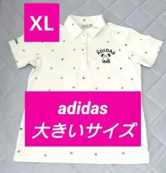adidas ポロシャツ XL 大きいサイズ レディースゴルフウェア 美品