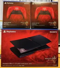 新品未開封★PS5 DualSense モンスターハンターワイルズ 限定2セット