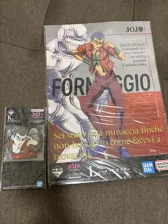 ジョジョ一番くじ　ホルマジオ　クリアポスター、ラバーチャーム2点セット