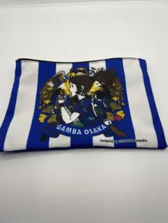 美品　サッカー　J1 ガンバ大阪　中村佑介コラボ　ポーチ