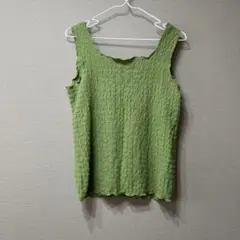 earth タンクトップ　グリーン