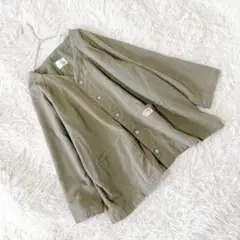《Java》 (XL) ノーカラーコットンジャケット ワイドデザイン カジュアル