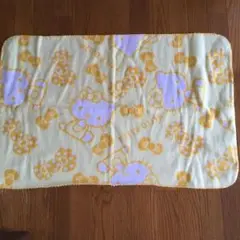 キティ　ブランケット　黄