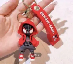 キーホルダー　スパイダーマン　キャラクター　じゃらじゃら　ストラップ　チャーム