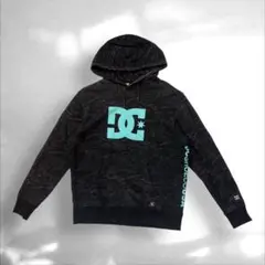 DC ディーシー ロゴプリント パーカー プルオーバー M 長袖 S-422