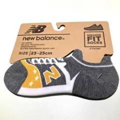 新品未使用new balance スニーカー型ソックス 23-25cm