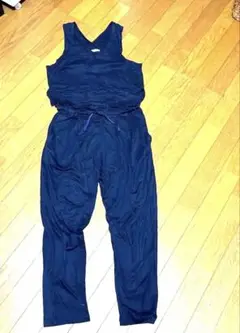 ヨガウェア　オールインワン　紺