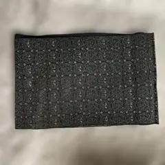 名古屋帯 緑と黒の幾何学模様
