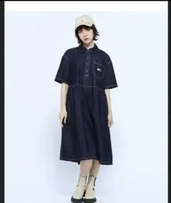 【未使用】TOMMY HILFIGERトミーヒルフィガーデニムシャツワンピース