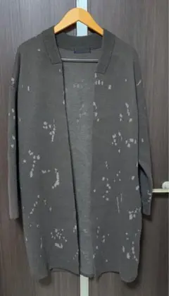 スコットクラブ 厚手 暖か セレブ 高級 羽織 ゆるダボ knit 希少柄 完売