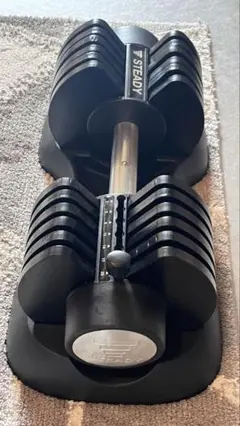 キレイ！最大20kg STEADY 調整可能ダンベル 単品　①